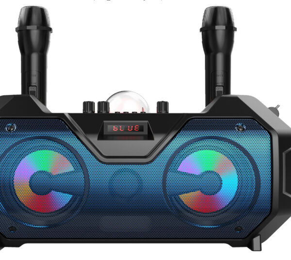 Microphone Dual Microphone Bluetooth Speaker - Image 6