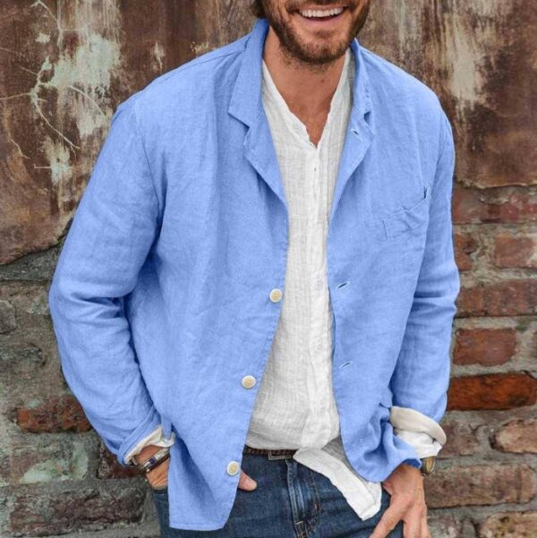 Cotton And Linen Jacket - Image 6