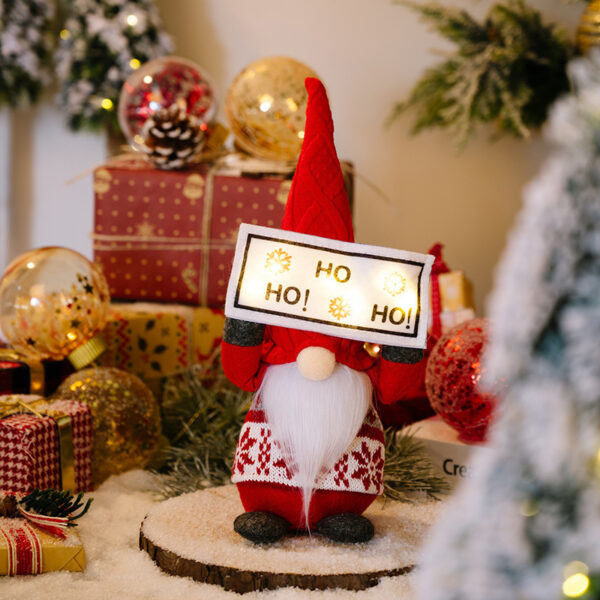 Christmas Fabric Decorative Faceless Doll Ornament Christmas Decorations - Image 2