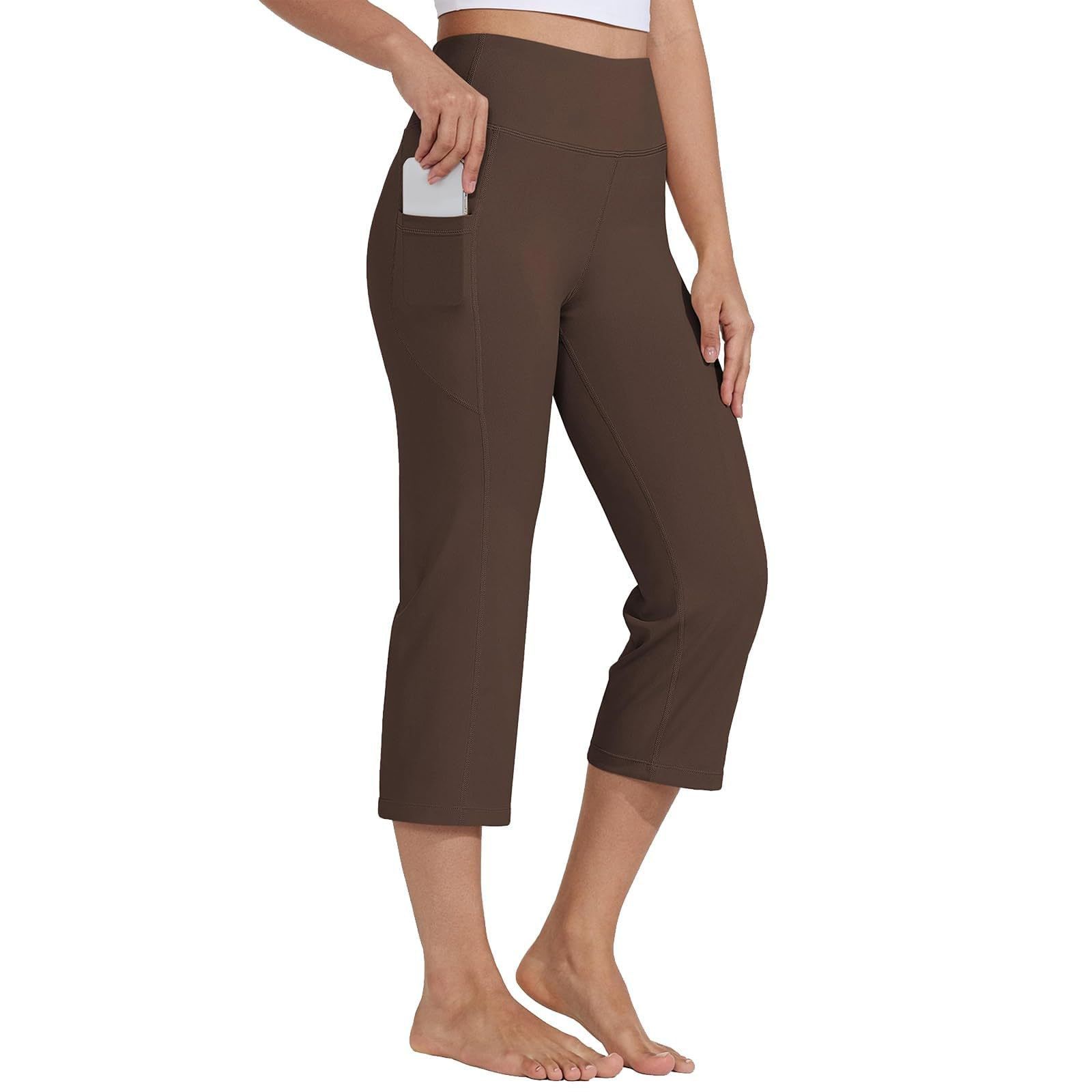Women's Sports Yoga Waist Of Trousers Head Built-in Changing Bag - Image 2