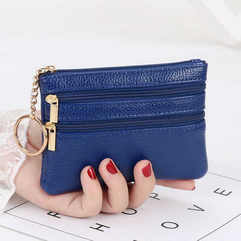 Women's Coin Purse Short Authentic Leather Tactile Feel - Image 7