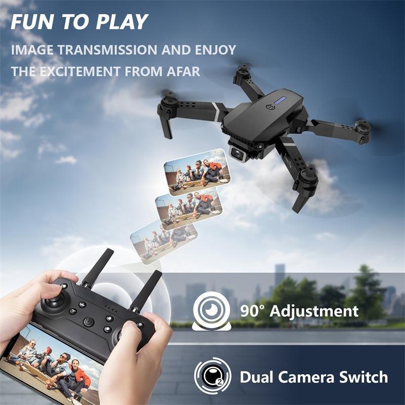 E88 Remote-controlled Drone Toy - Image 8