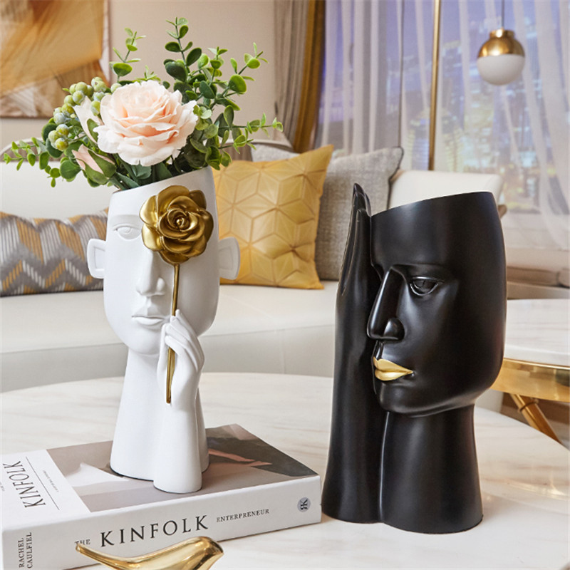Vase Decoration Art Light Luxury Home Decoration - Image 3