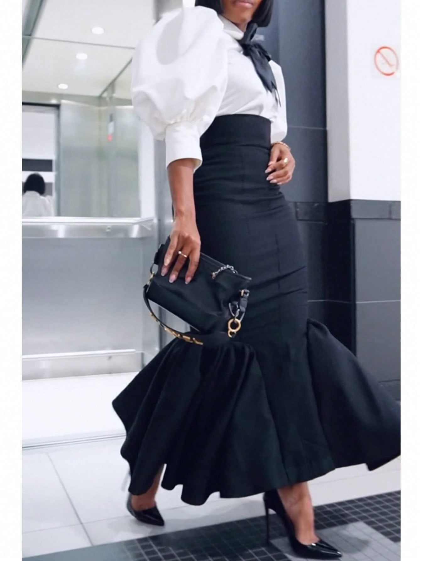 Sheath Long Fishtail Elegant Skirt - Image 2