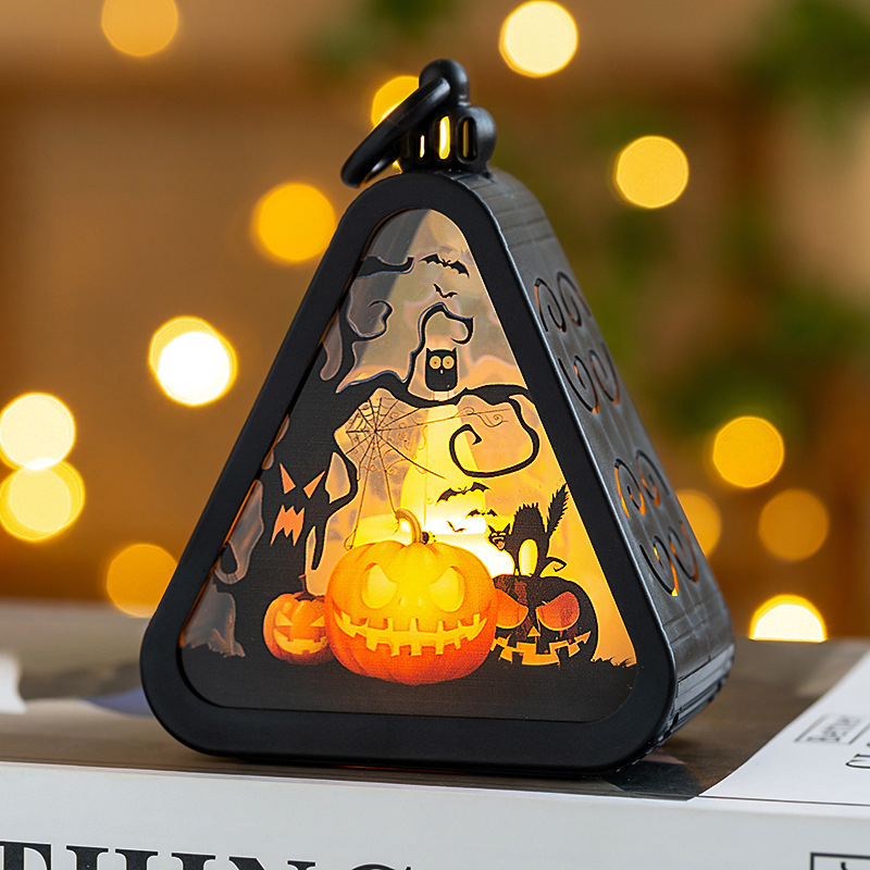 Halloween Decorations Portable Pumpkin Lamp Layout Props - Image 5