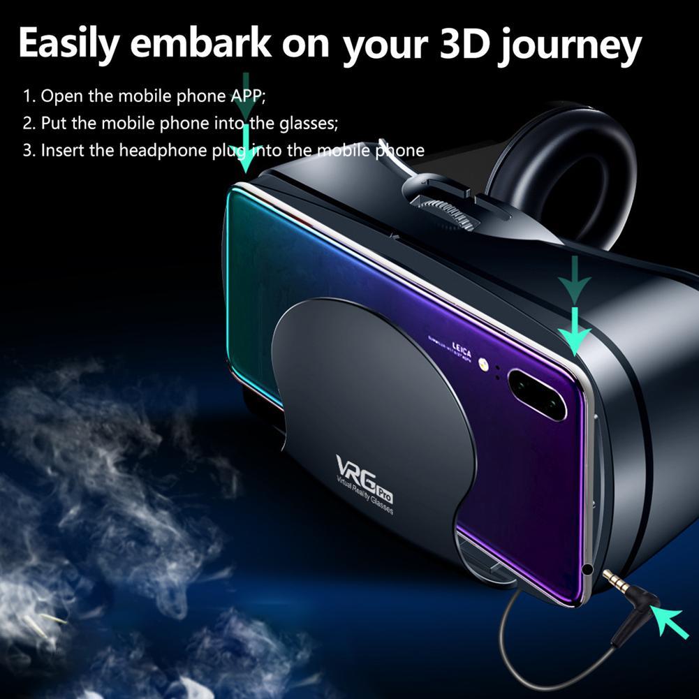 VR Helmet 3D Glasses Virtual Reality Support 0-800 Myopia For Smartphone Smart Phone Headset - Image 5