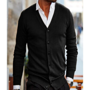 Fashion Simple Casual Men's Sweater Jacket