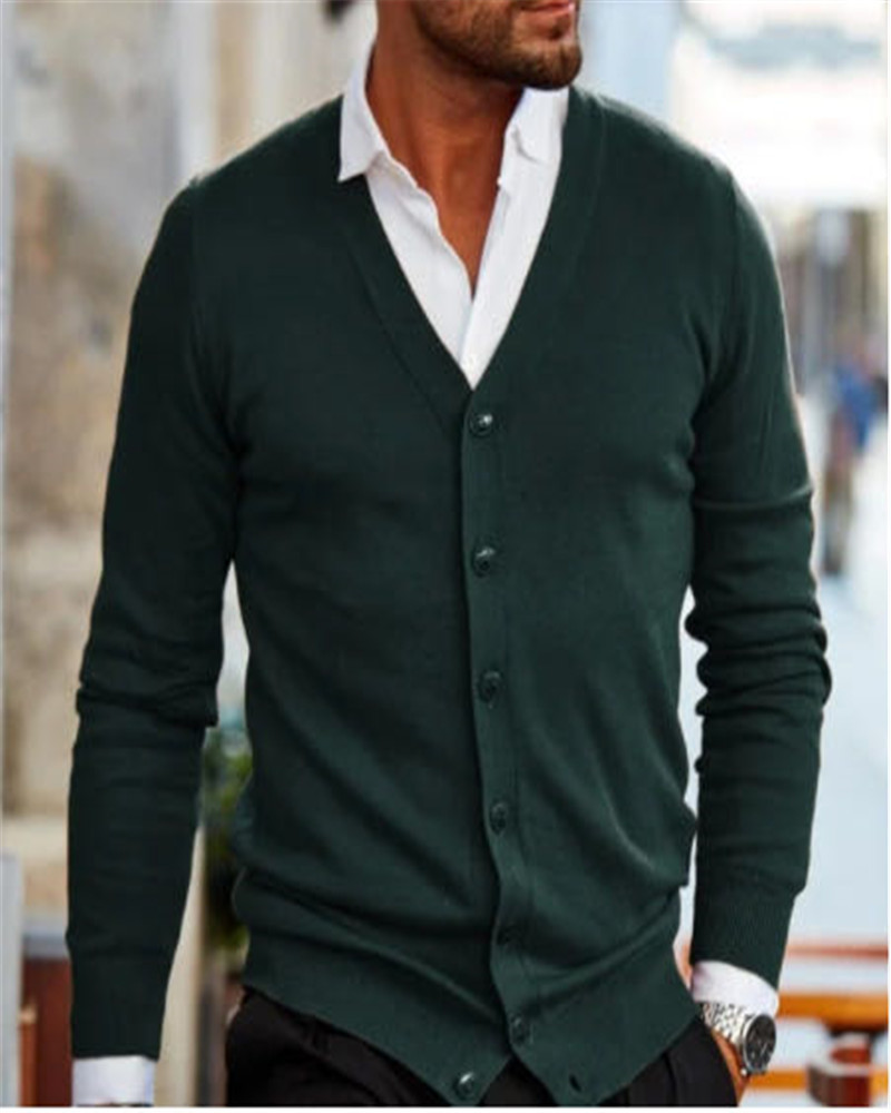 Fashion Simple Casual Men's Sweater Jacket - Image 5