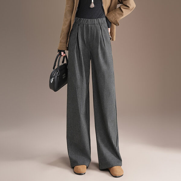 Women's Loose Fashion Slimming Draping Straight Pants - Image 6