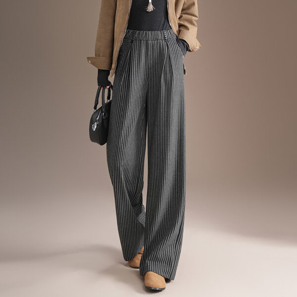 Women's Loose Fashion Slimming Draping Straight Pants - Image 2