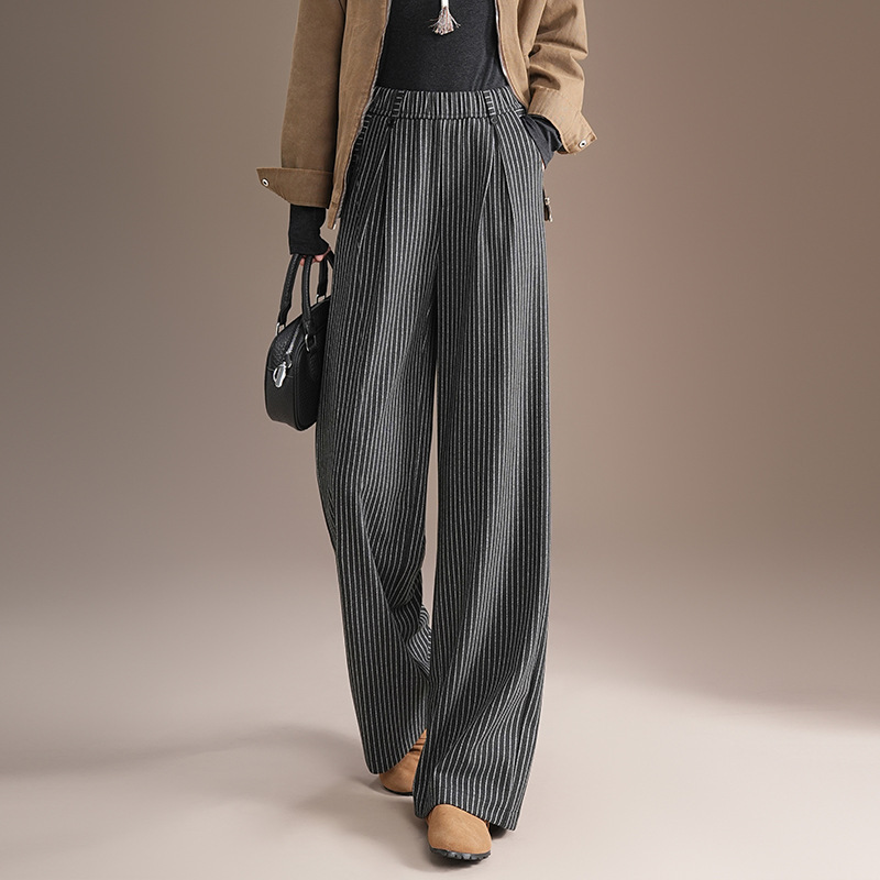 Women's Loose Fashion Slimming Draping Straight Pants - Image 2