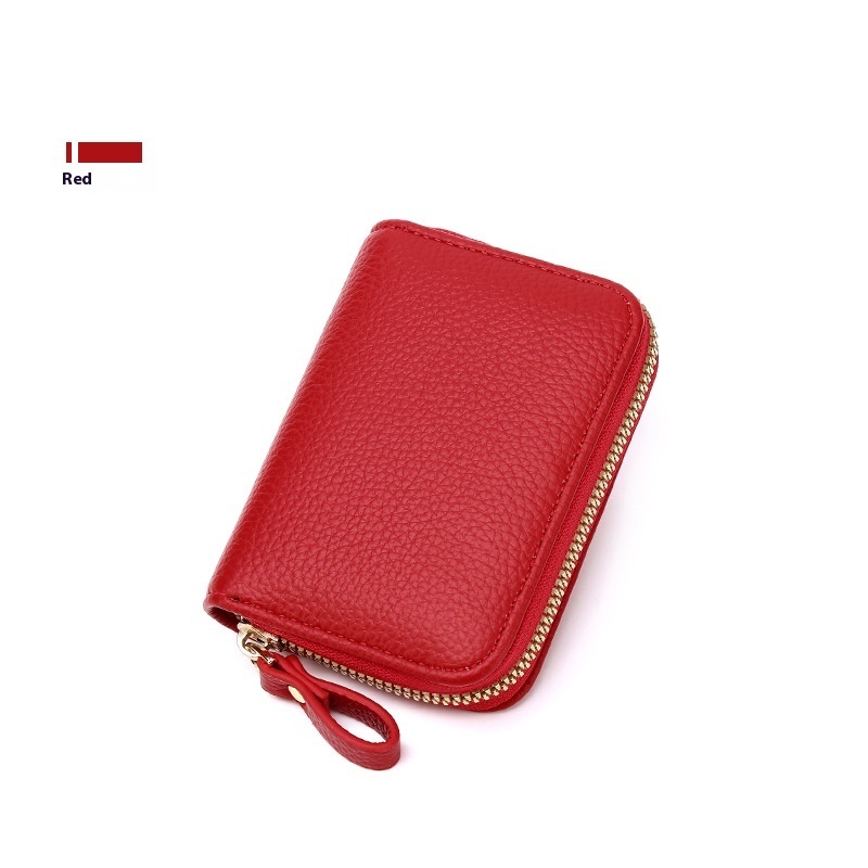Anti-theft Swiping Expanding Card Holder Men's Ladies Card Holder Card Holder Multifunctional Zipper Small Wallet - Image 7