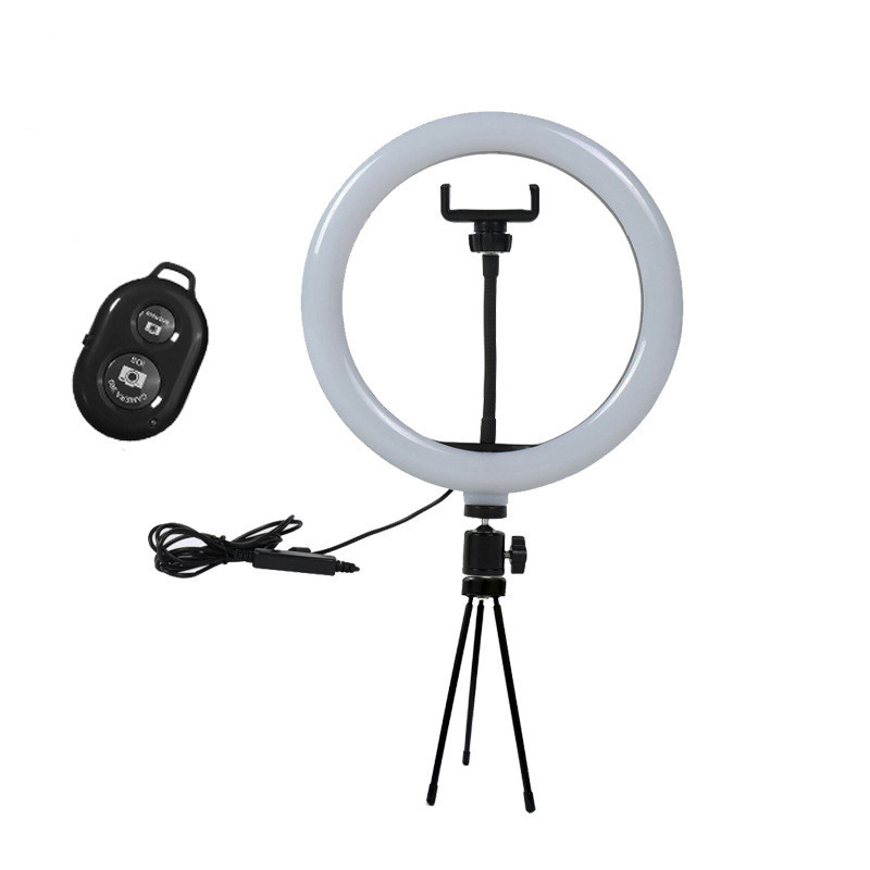 Compatible with Apple, Live Ring Fill Light Desktop Tripod Mobile Phone Bluetooth Set - Image 4