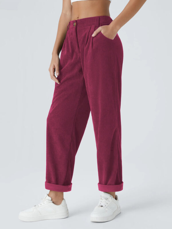 Casual Suit Wide-leg Pants With Velvet - Image 4