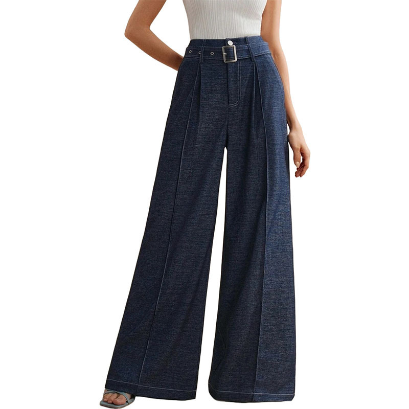 Wide-leg High Waist Jeans For Women - Image 6