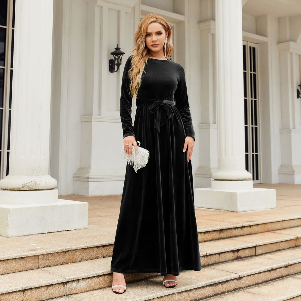 Elegant And Elegant Lady's Long Dress - Image 5