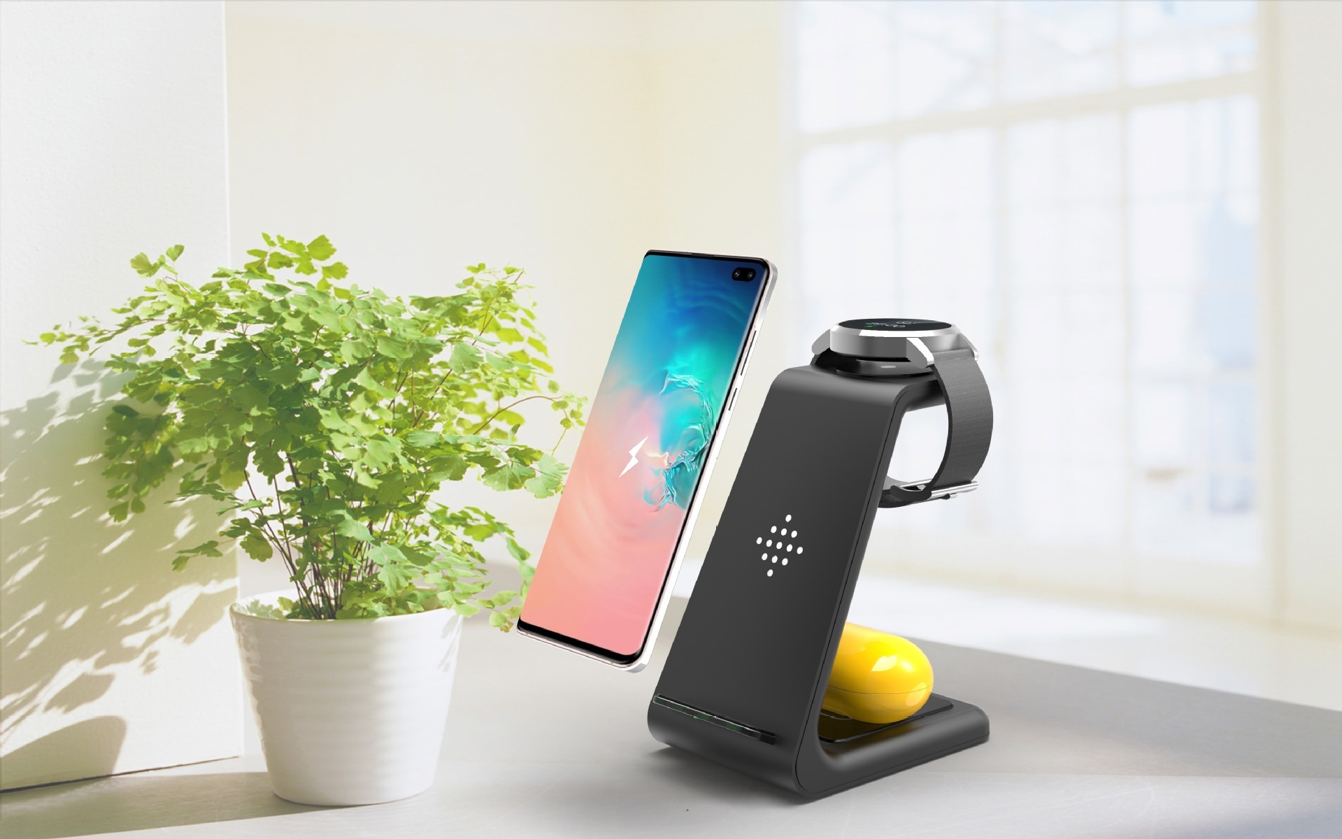 3-in-1 Stand Wireless Charger - Image 4