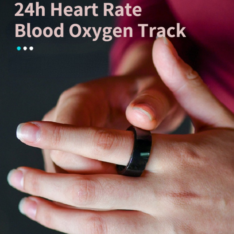 Black Fashion Personality Smart Bluetooth Ring