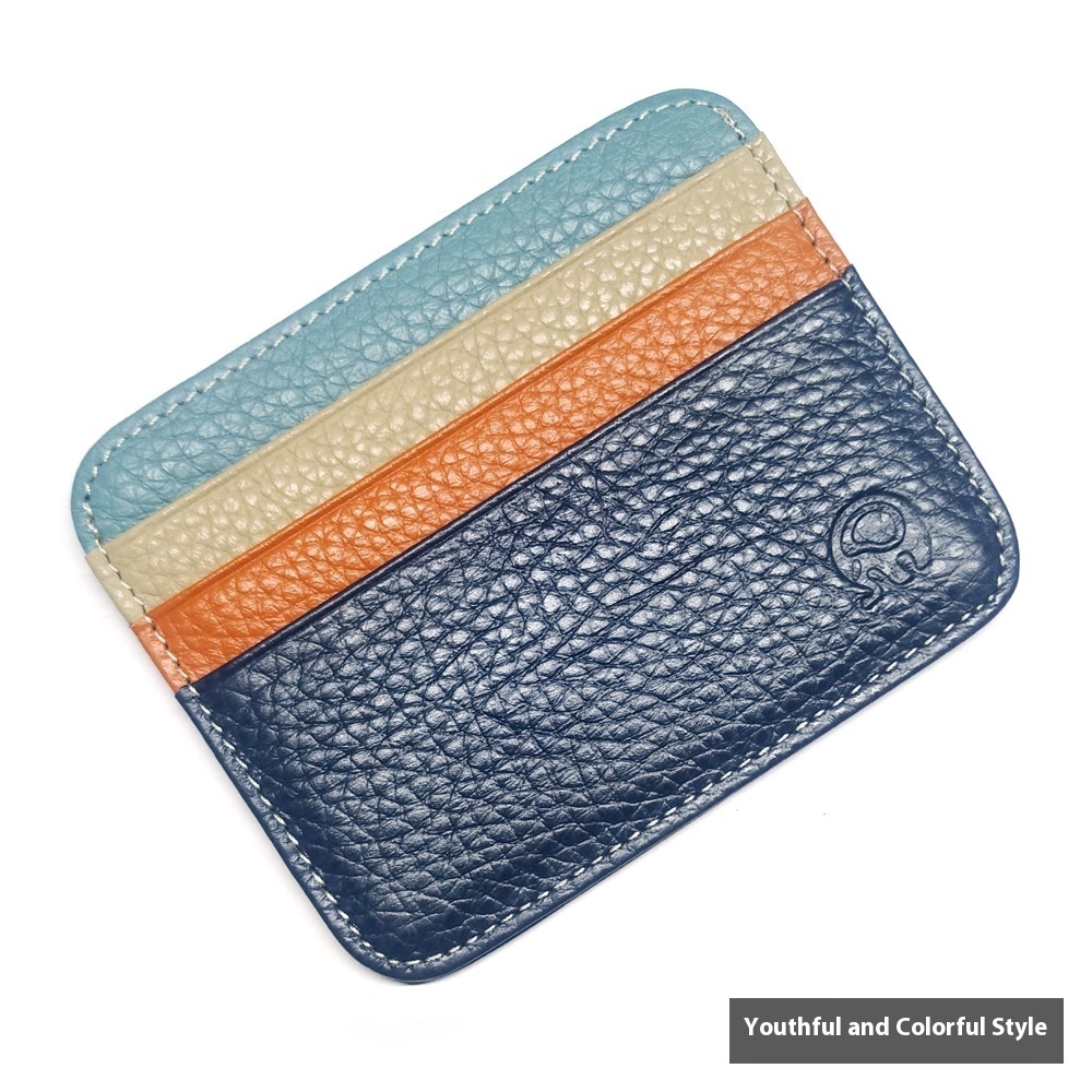 Small Round Elephant First Layer Cowhide Coin Purse Genuine Leather Card Holder - Image 2
