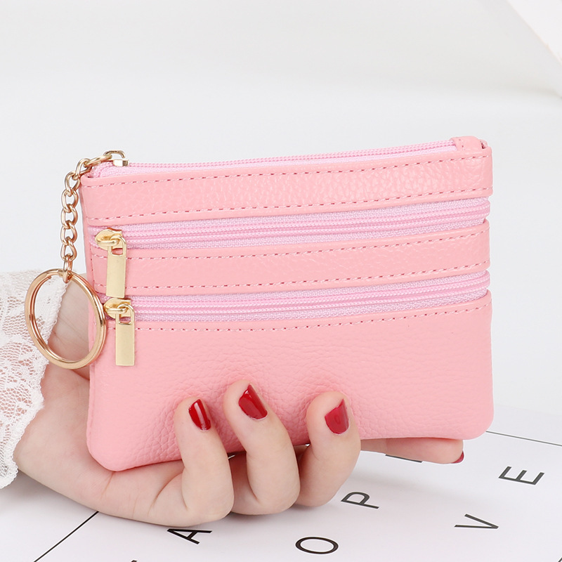 Women's Coin Purse Short Authentic Leather Tactile Feel - Image 6