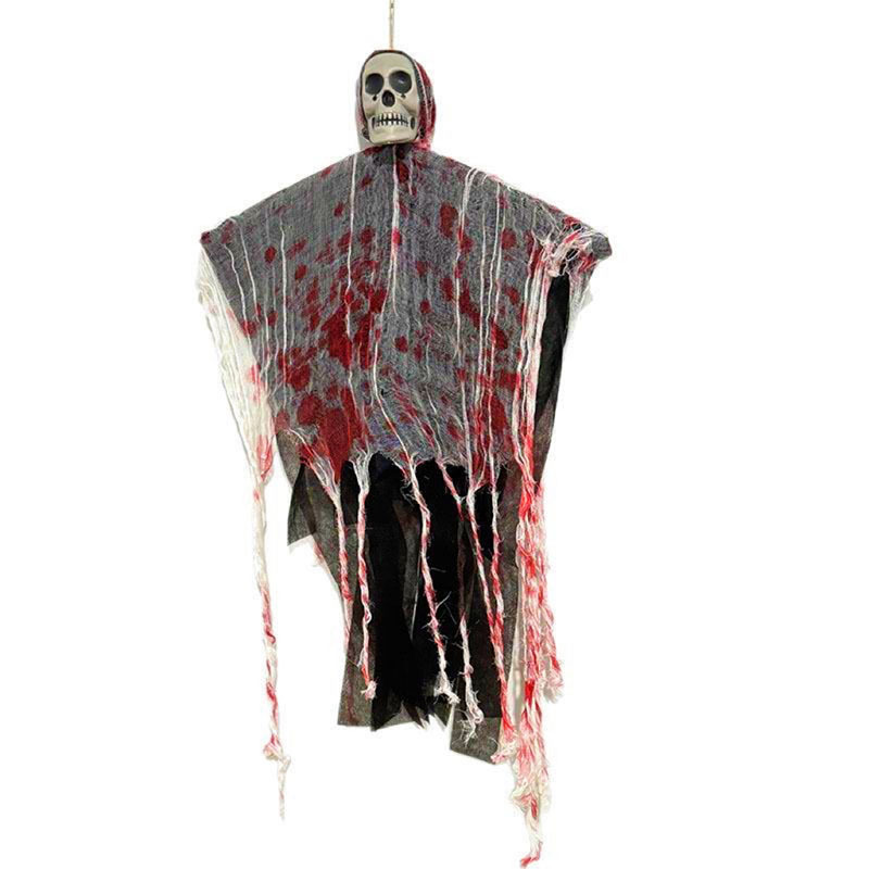 Halloween Decoration Blood-dyed Luminous Skull Hanging Ghost Outdoor Ornaments - Image 5