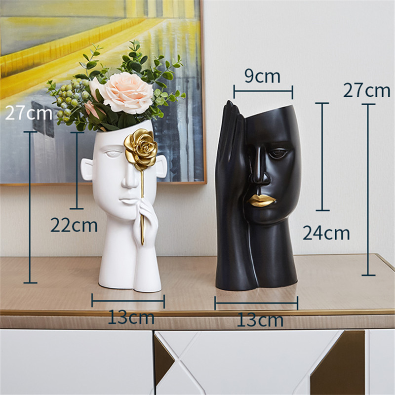 Vase Decoration Art Light Luxury Home Decoration - Image 2