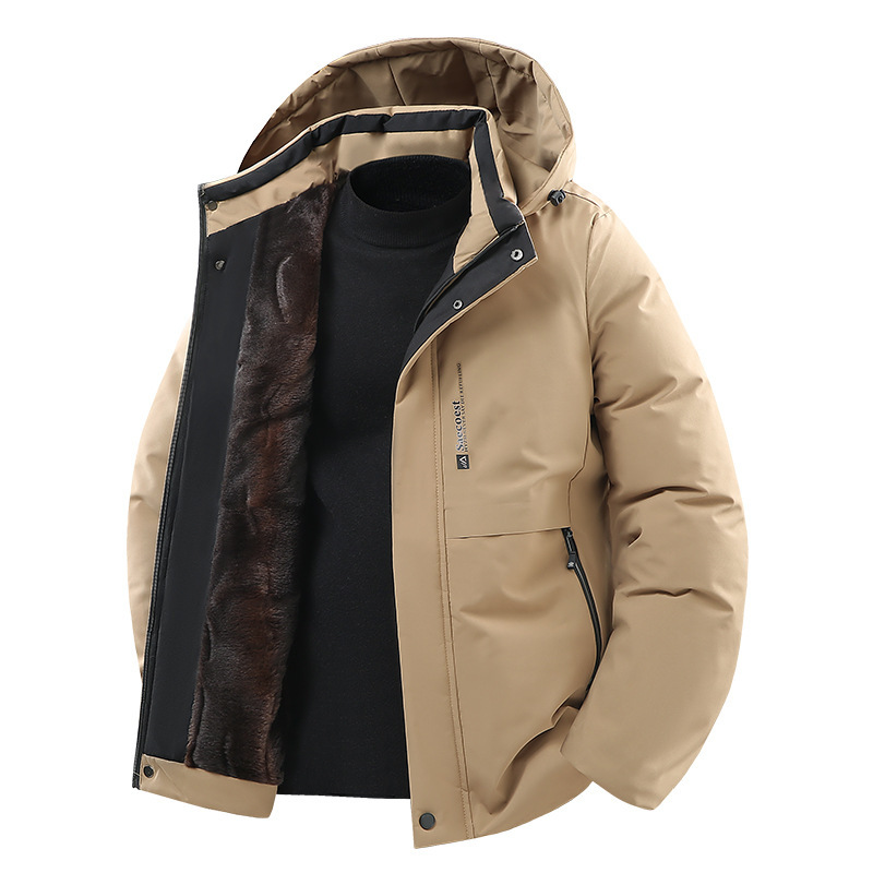 Men's Graphene Warm Thickened Casual Cotton-padded Clothes Coat - Image 9