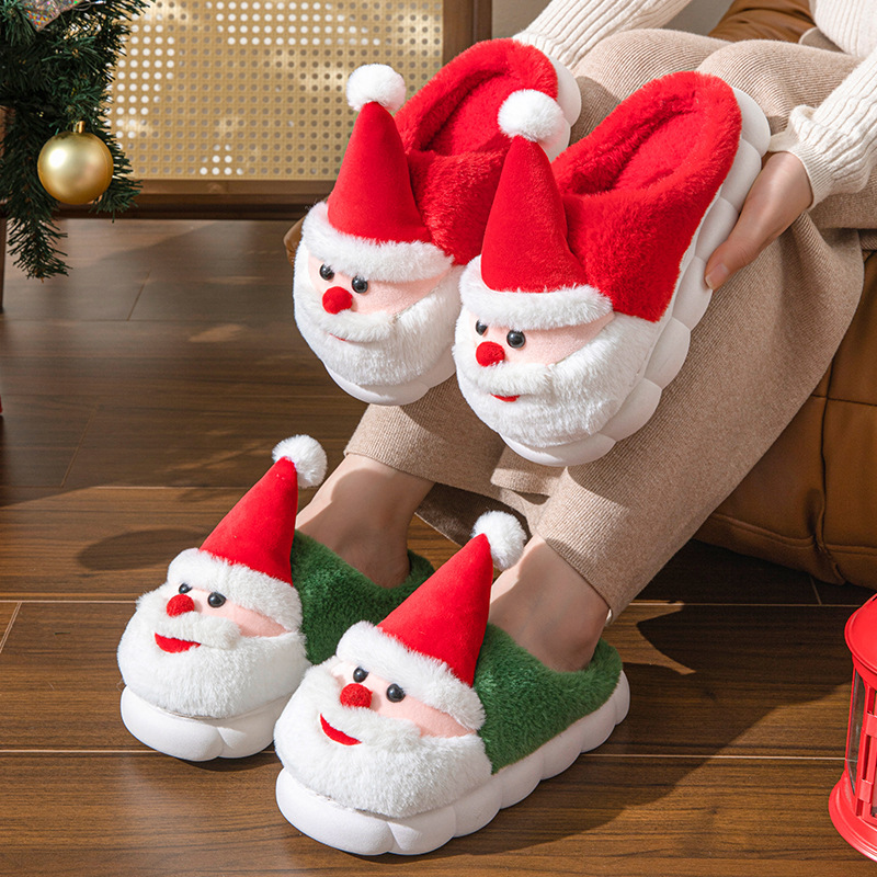 Santa Claus Home Thick-soled Non-slip Slippers - Image 3