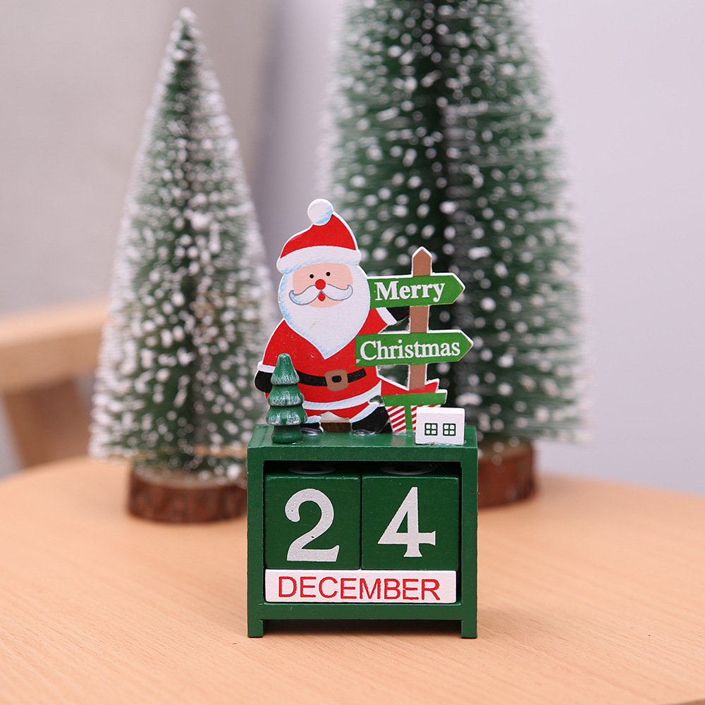 Christmas wooden calendar decorations - Image 2