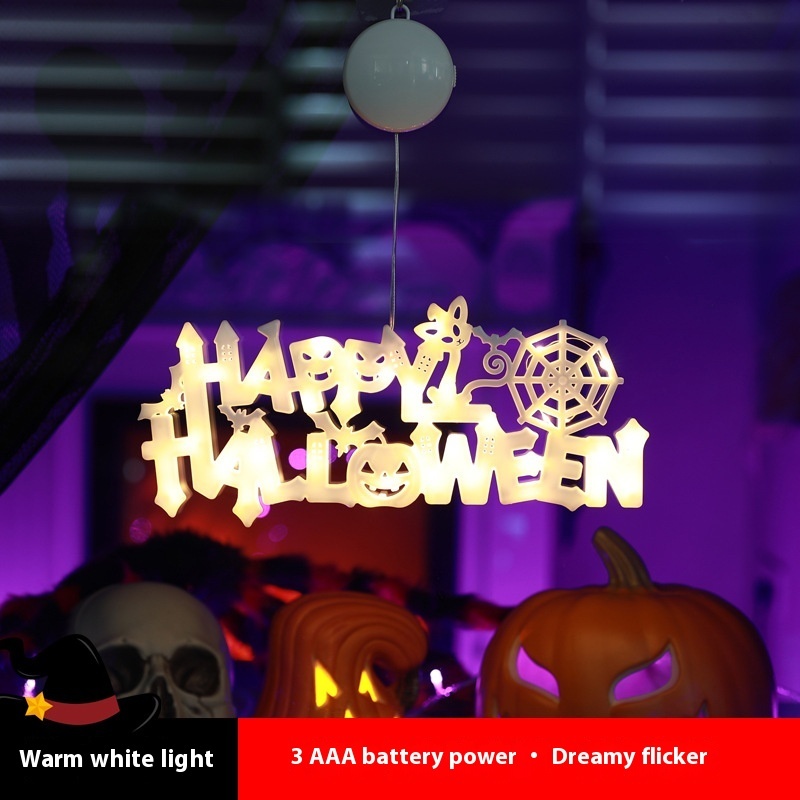 Halloween Decorative Light Door Plate Decorative LED Pendant - Image 3