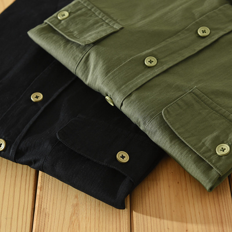 Solid Color Casual Short-sleeved Shirt - Image 3