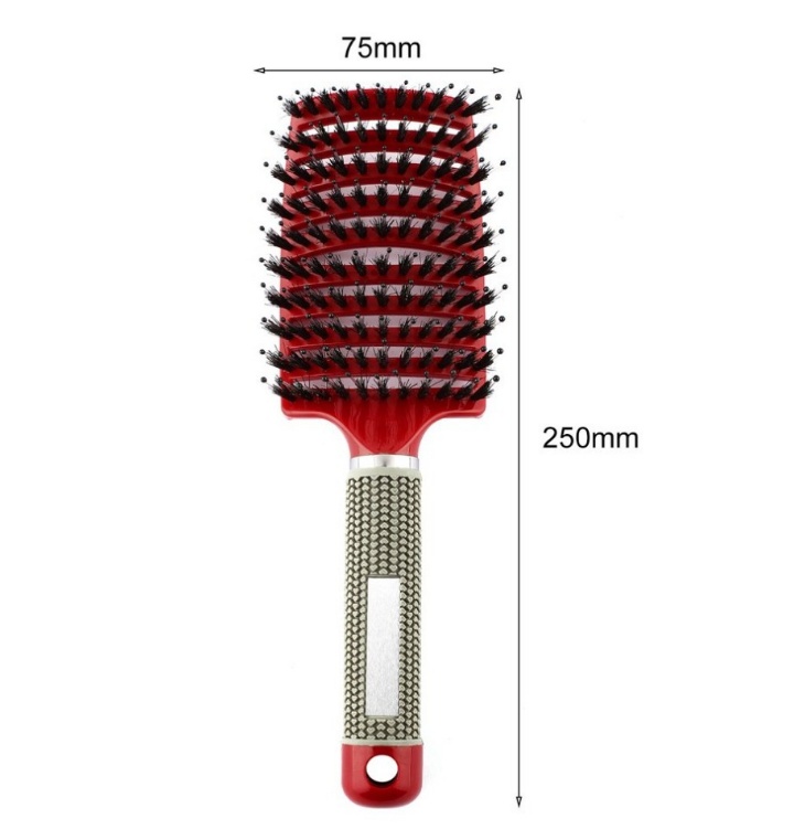 Hairbrush Anti Klit Brushy Haarborstel Women Detangler Hair Brush Bristle Nylon Scalp Massage Teaser Hair Brush Comb - Image 6