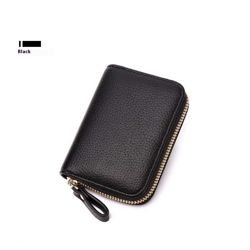 Anti-theft Swiping Expanding Card Holder Men's Ladies Card Holder Card Holder Multifunctional Zipper Small Wallet - Image 8