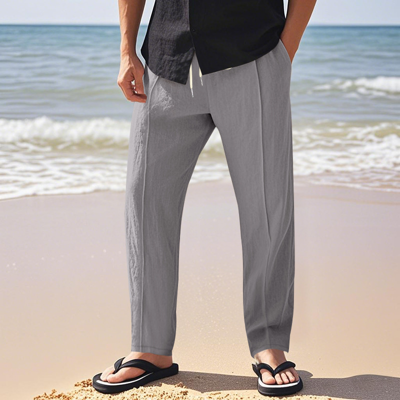 Tether Wide Leg Straight Men's Casual Pants - Image 5