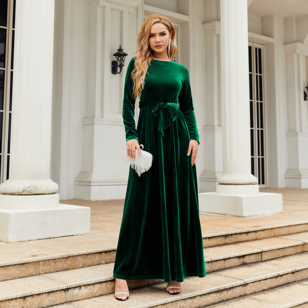Elegant And Elegant Lady's Long Dress - Image 3