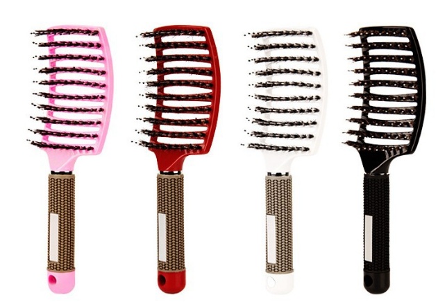 Hairbrush Anti Klit Brushy Haarborstel Women Detangler Hair Brush Bristle Nylon Scalp Massage Teaser Hair Brush Comb - Image 10