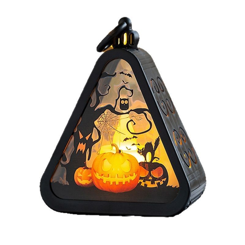 Halloween Decorations Portable Pumpkin Lamp Layout Props - Image 3