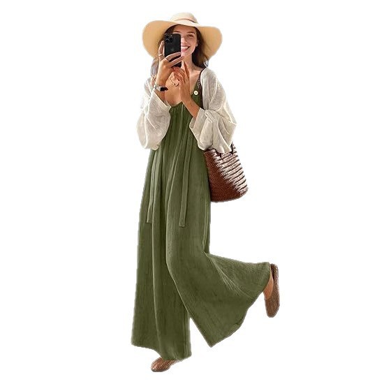 Design Sense Artistic Lazy Suspender Pants For Women - Image 4