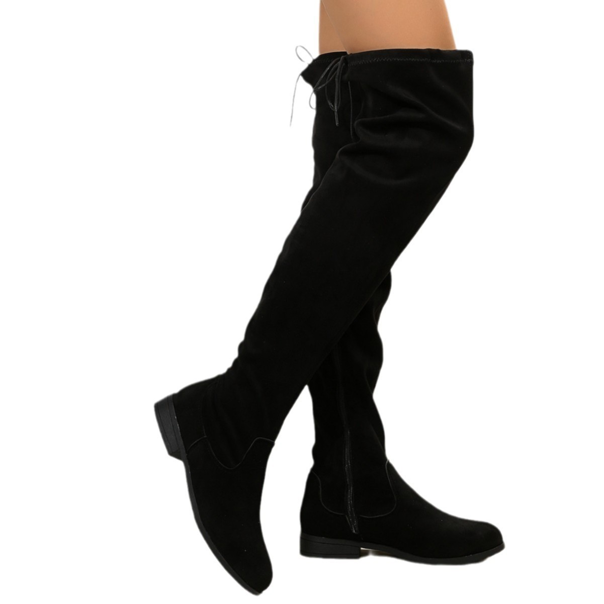 Plus Size Boots Women Over The Knee High Top Martin Boots - Image 6