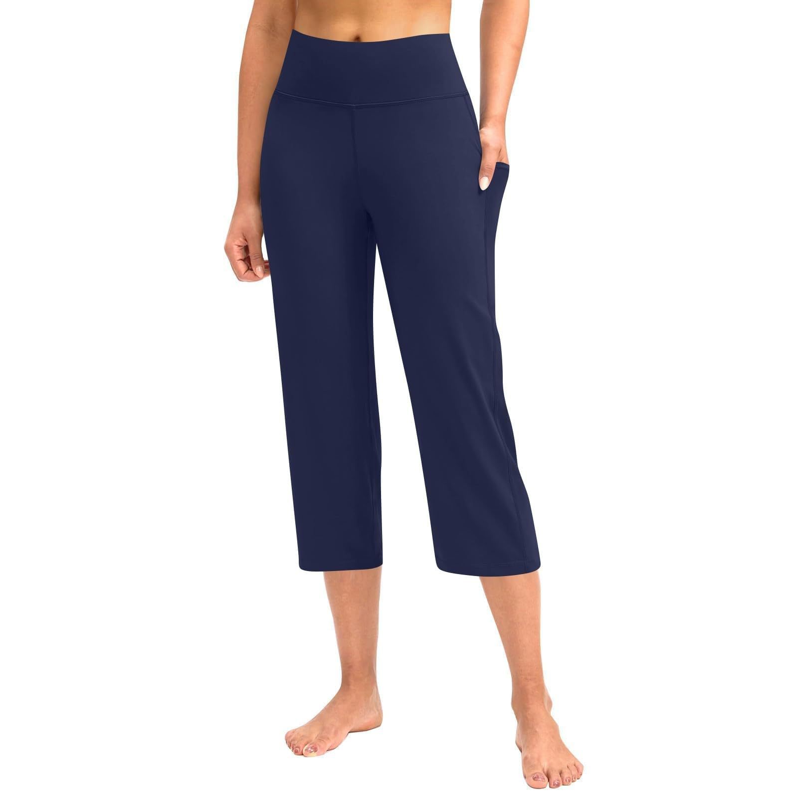 Women's Sports Yoga Waist Of Trousers Head Built-in Changing Bag - Image 7