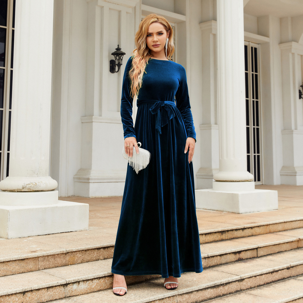 Elegant And Elegant Lady's Long Dress - Image 4