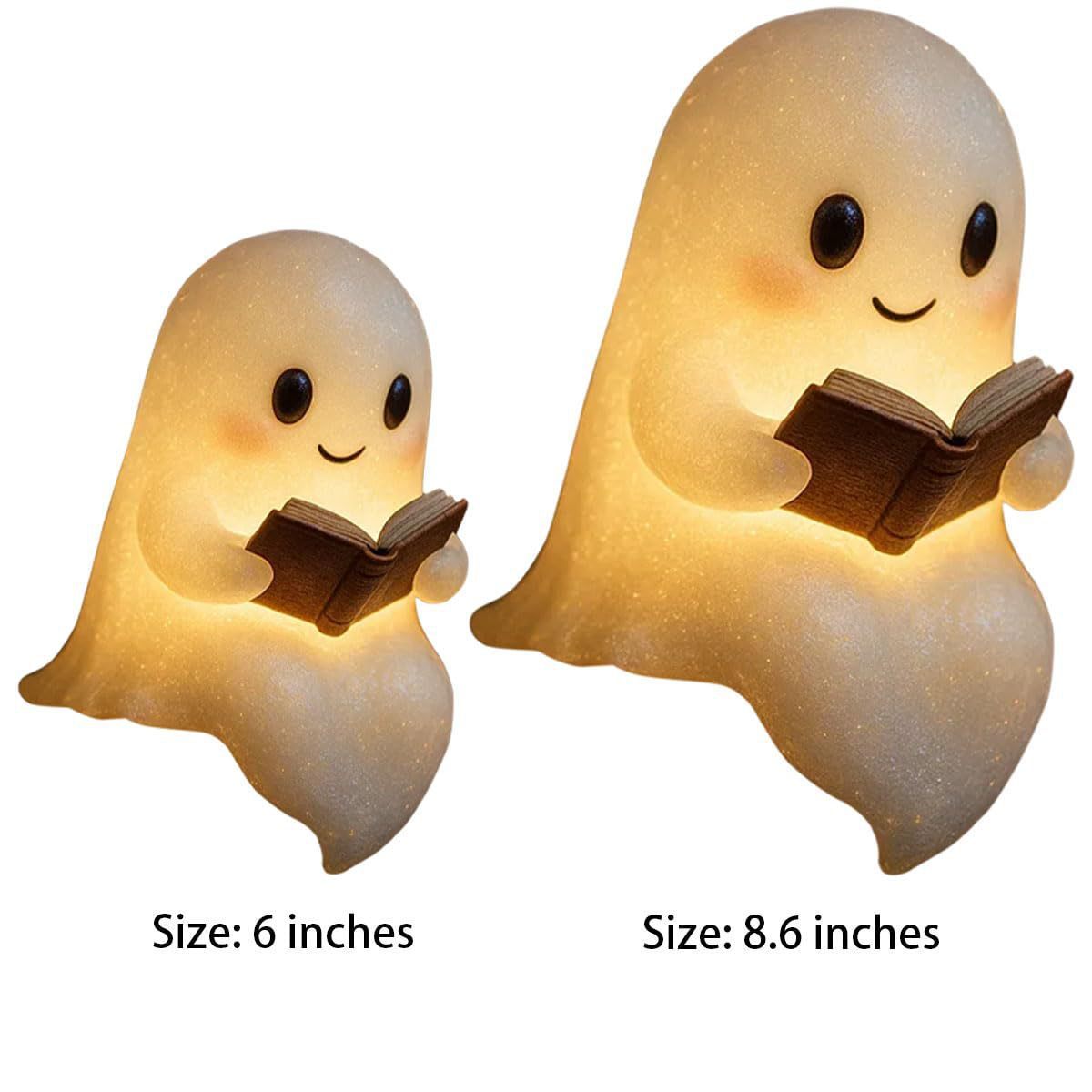 Cute LED Ghost Night Light Children's Nightlight Gift Bedside Sleep Lamp Halloween Decorations Lovely Ghost Lamp Warm Light - Image 5