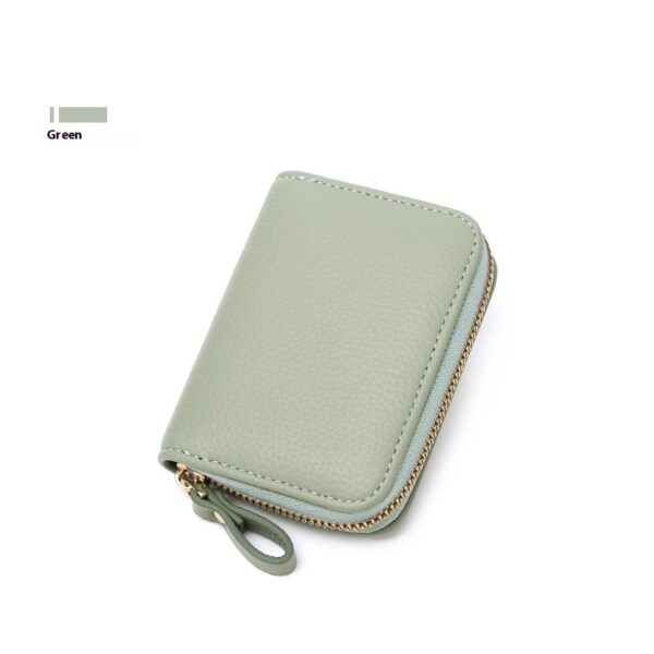 Anti-theft Swiping Expanding Card Holder Men's Ladies Card Holder Card Holder Multifunctional Zipper Small Wallet - Image 3