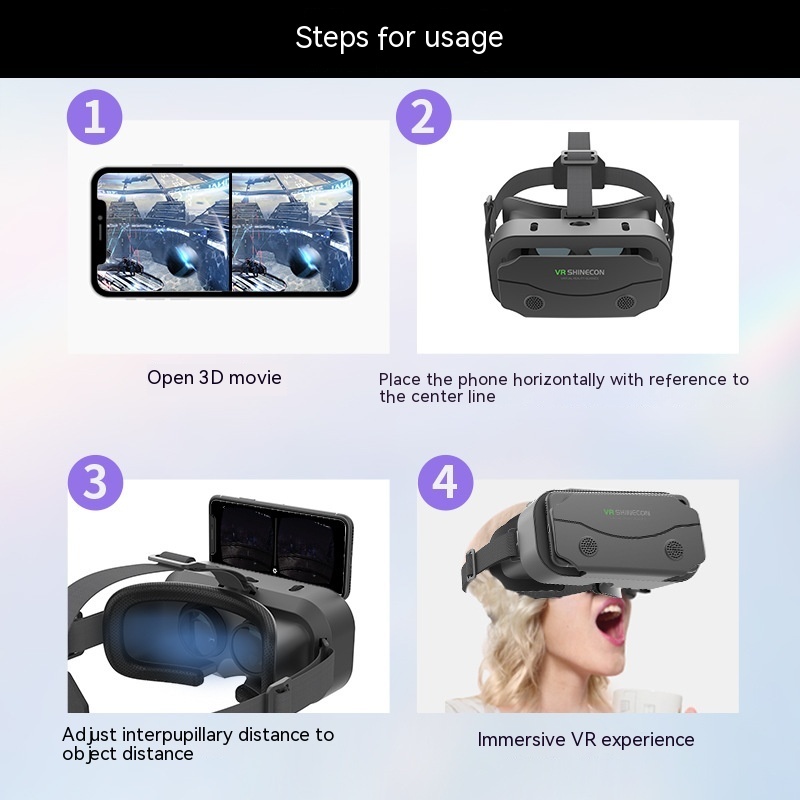 Mobile Movie Game Virtual Reality VR Glasses - Image 8