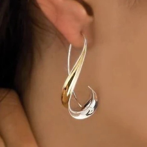 Alloy Women's Retro Simple Geometric Earrings Earrings - Image 8