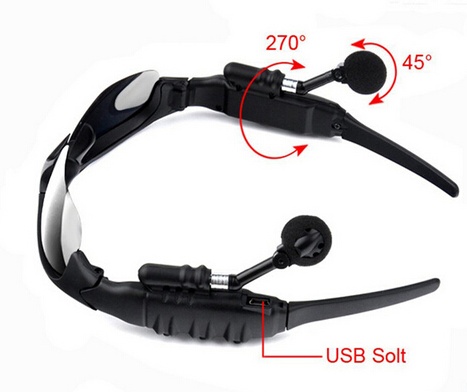 4.1 Smart Stereo Bluetooth Sunglasses Wireless Sports Bluetooth Glasses Headset Incoming - Image 5