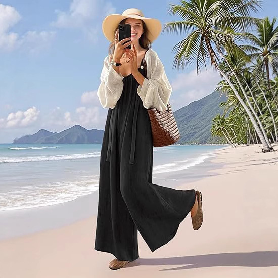 Design Sense Artistic Lazy Suspender Pants For Women - Image 7