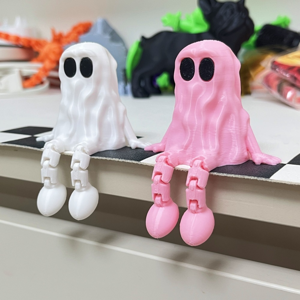 3D Printing Halloween Ghost Movable Joint Ornaments - Image 2
