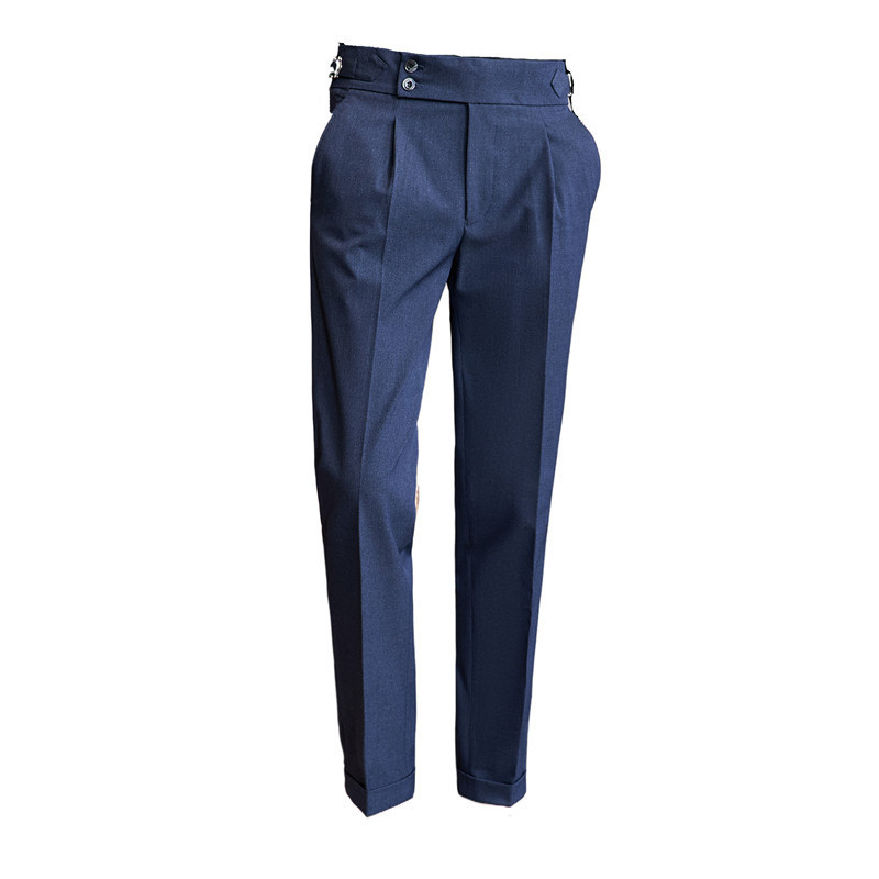 High Waist Casual Slim Fit Suit Pants - Image 7