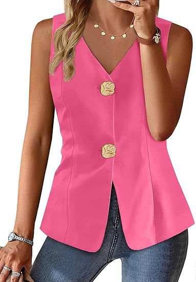 Vest Jacket Women's Slit Slim Fit - Image 4